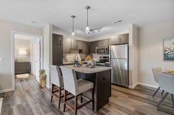 Kitchen Island with Overhang